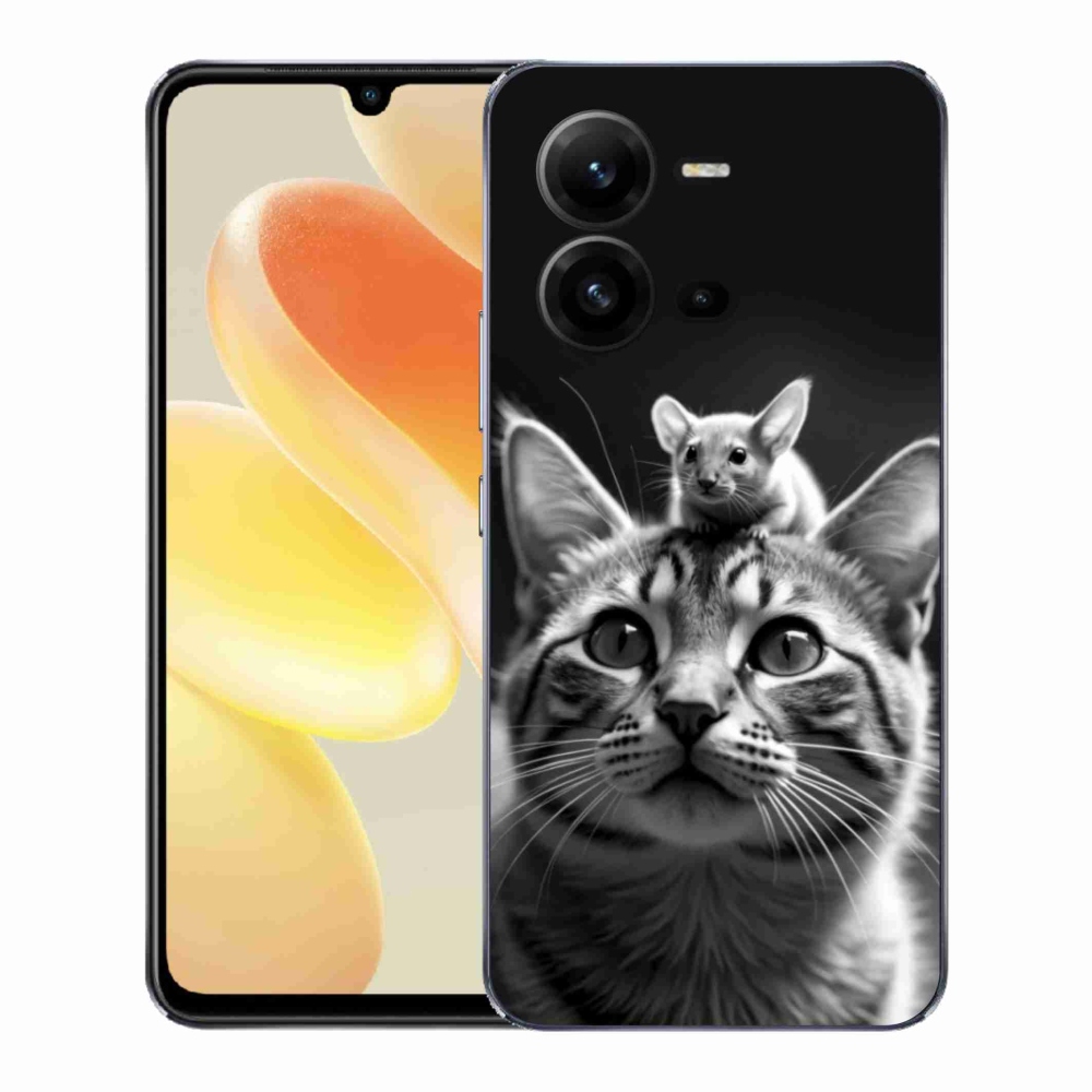 Zselés borítás mmCase a Vivo X80 Lite-hoz - állati barátság 2