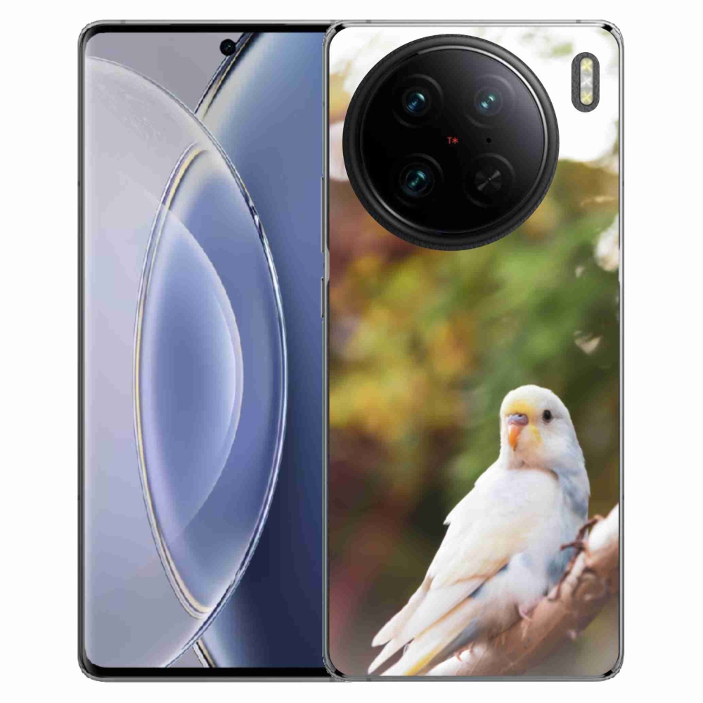 mmCase géltok a Vivo X90 Pro-hoz – fehér papagáj