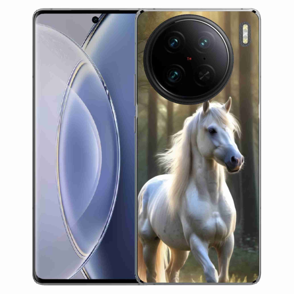 mmCase gélhuzat a Vivo X90 Pro-hoz – fehér ló 3
