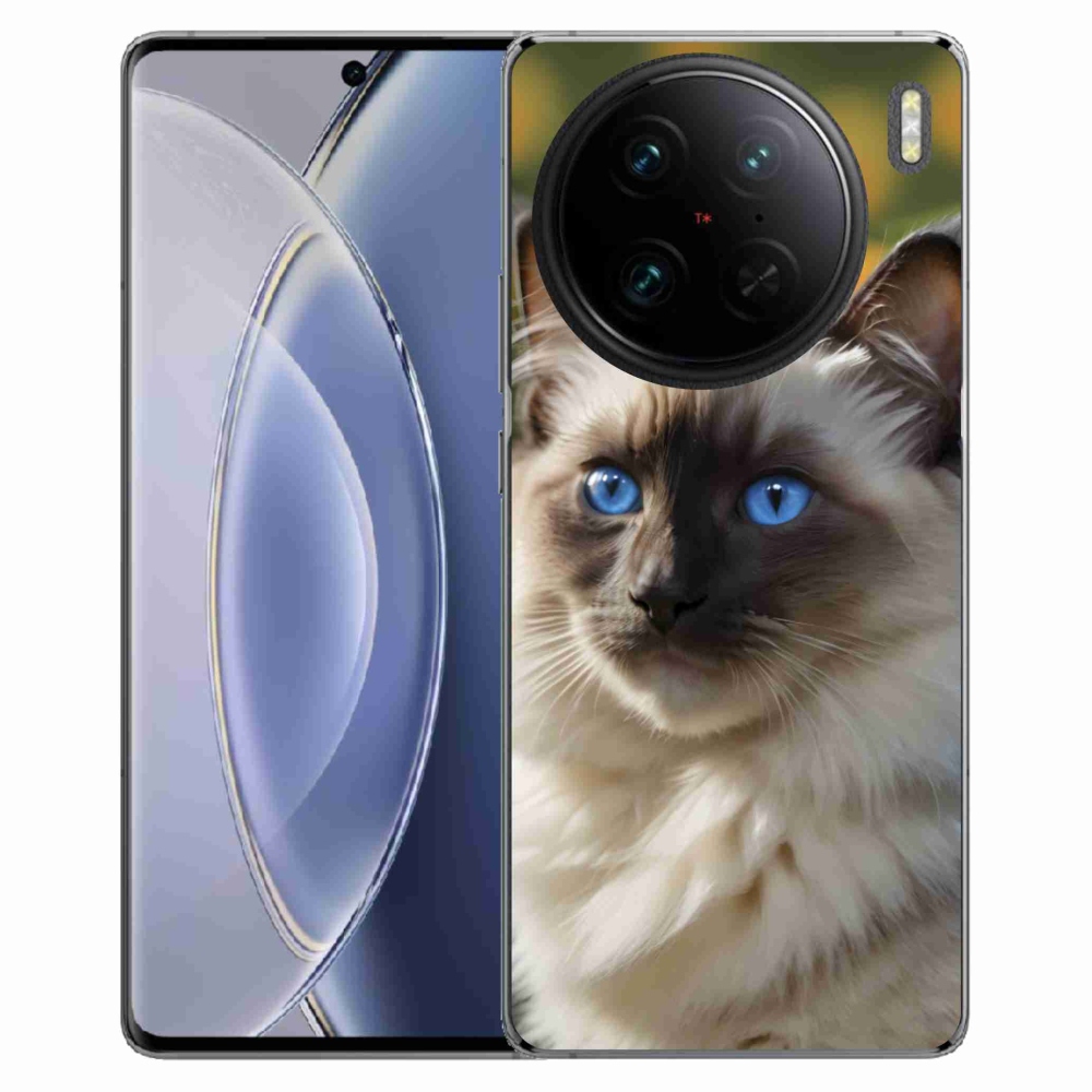mmCase géltok a Vivo X90 Pro-hoz – fehér ragdoll