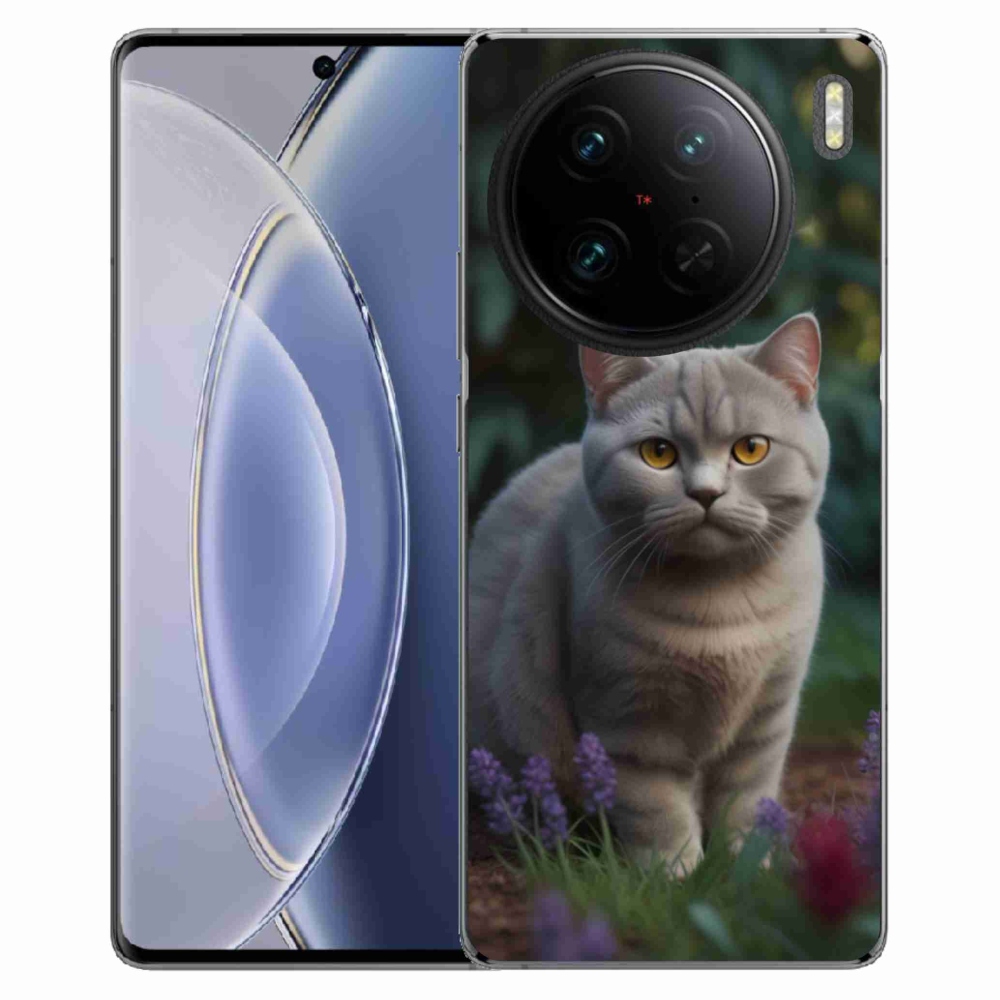 mmCase gél tok a Vivo X90 Pro-hoz – brit macska