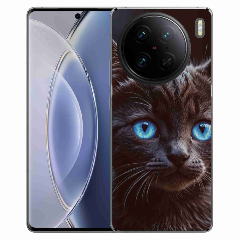 mmCase gél tok a Vivo X90 Pro-hoz – fekete cica 2
