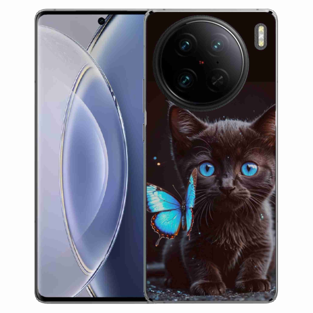 mmCase gél tok a Vivo X90 Pro-hoz – fekete cica 3