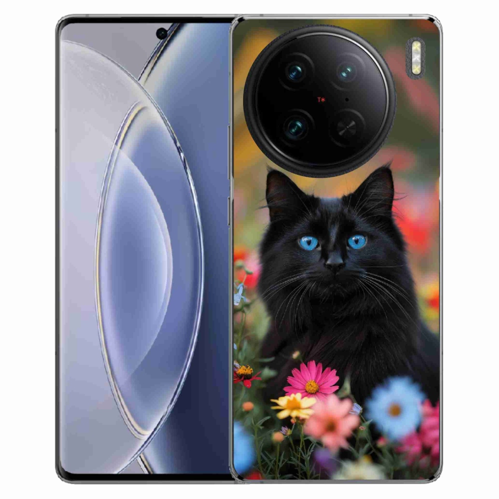 mmCase gél tok a Vivo X90 Pro-hoz – fekete cica 4