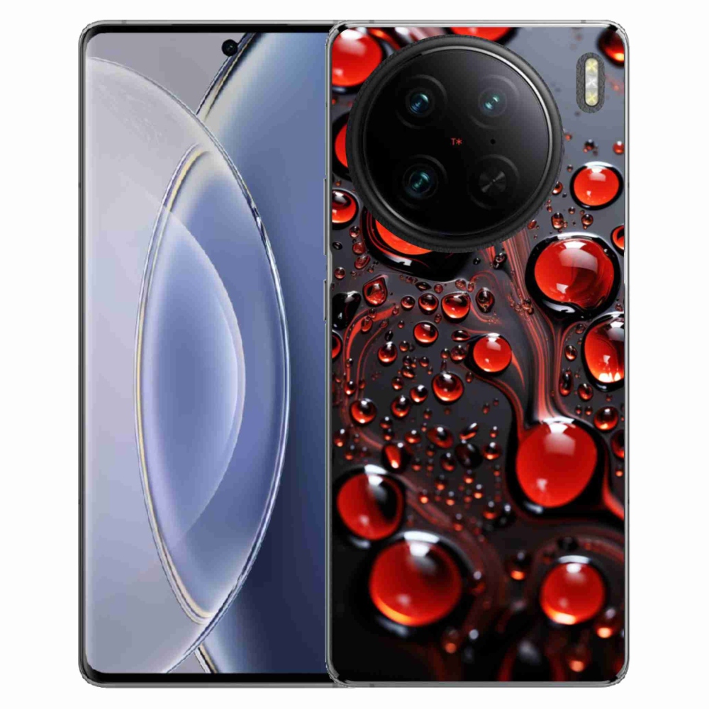 mmCase géltok a Vivo X90 Pro-hoz – piros cseppek 2