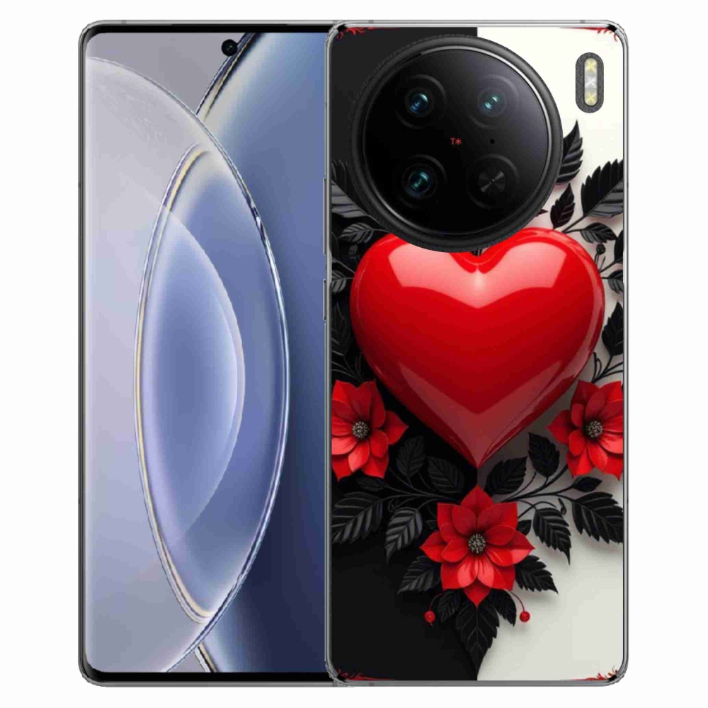 mmCase géltok a Vivo X90 Pro-hoz – piros szív