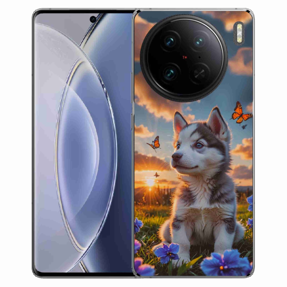 mmCase gél tok a Vivo X90 Pro-hoz – husky naplementekor