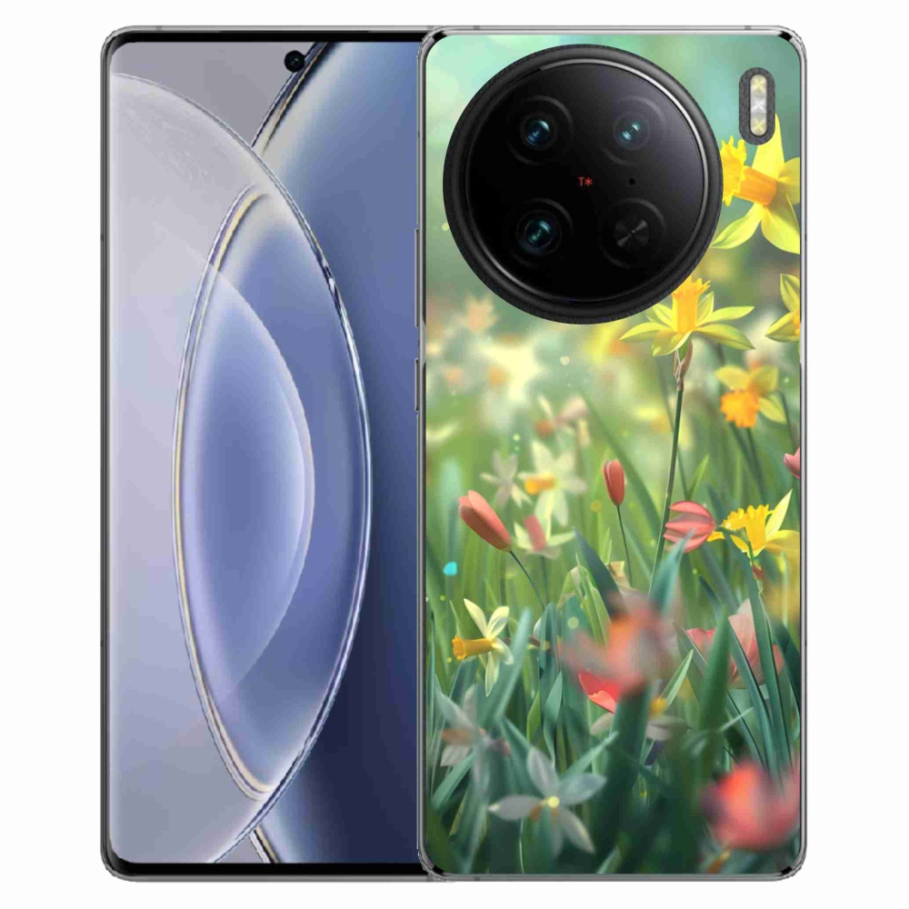 mmCase gél tok a Vivo X90 Pro-hoz – tavaszi virágok