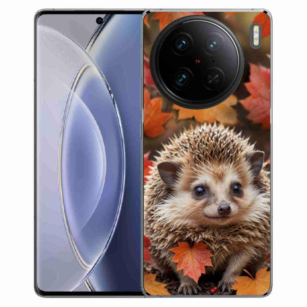 mmCase gélhuzat a Vivo X90 Pro-hoz – sün a levelek között
