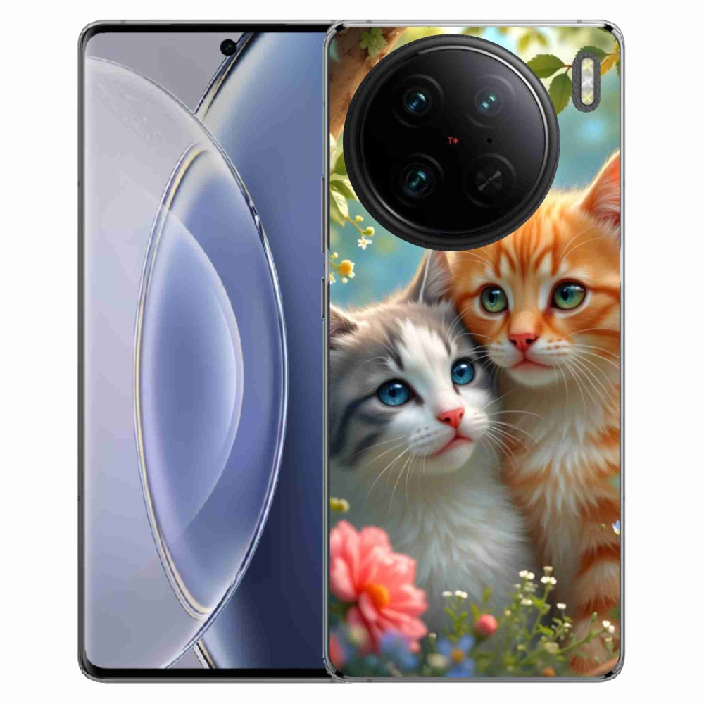 mmCase gélhuzat a Vivo X90 Pro-hoz – Macska szerelem 2