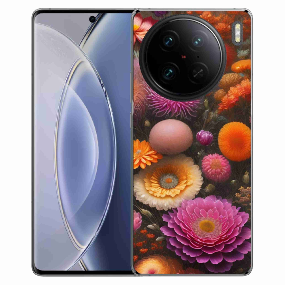 mmCase géltok a Vivo X90 Pro-hoz – virágkompozíció