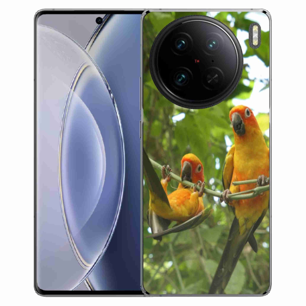 mmCase gél tok a Vivo X90 Pro-hoz – aratinga papagájok