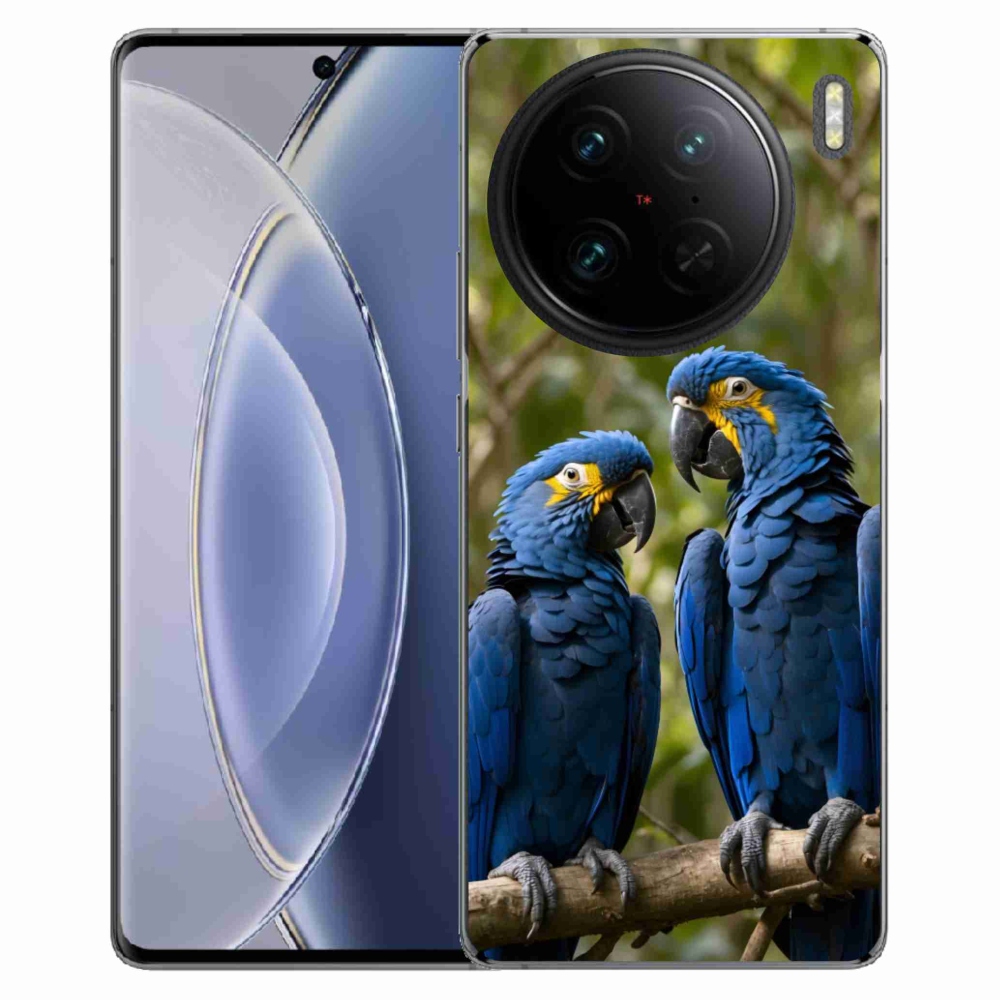 mmCase gélhuzat a Vivo X90 Pro-hoz – papagáj-duó