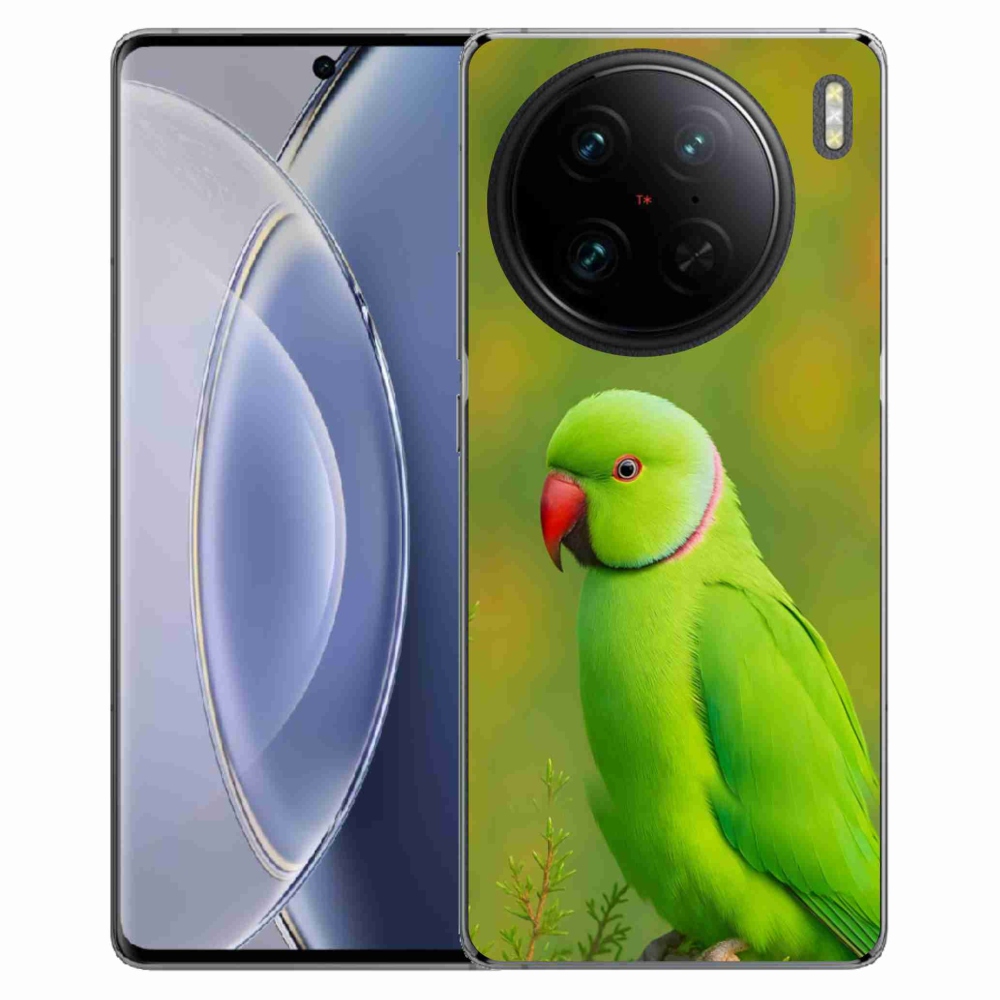 mmCase gélhuzat a Vivo X90 Pro-hoz – alexandri papagáj 2