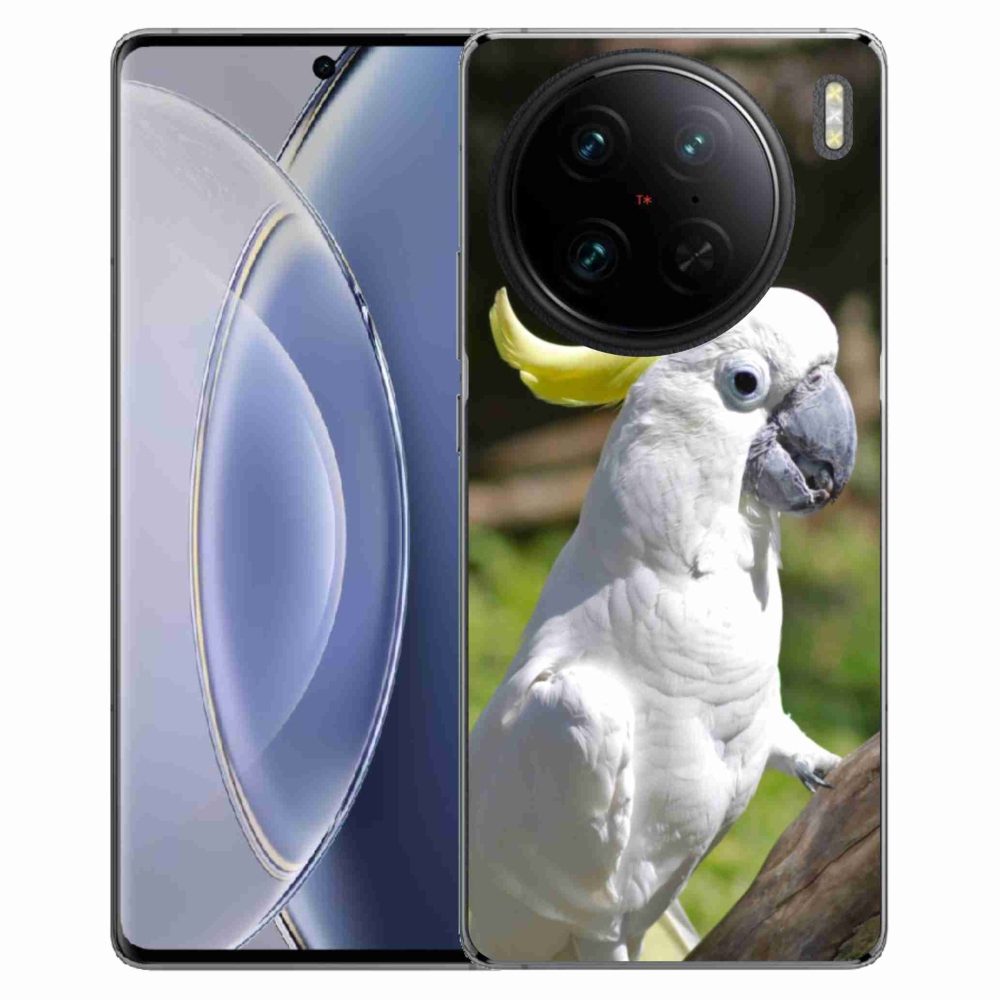 mmCase gélhuzat a Vivo X90 Pro-hoz – kakadu papagáj 2