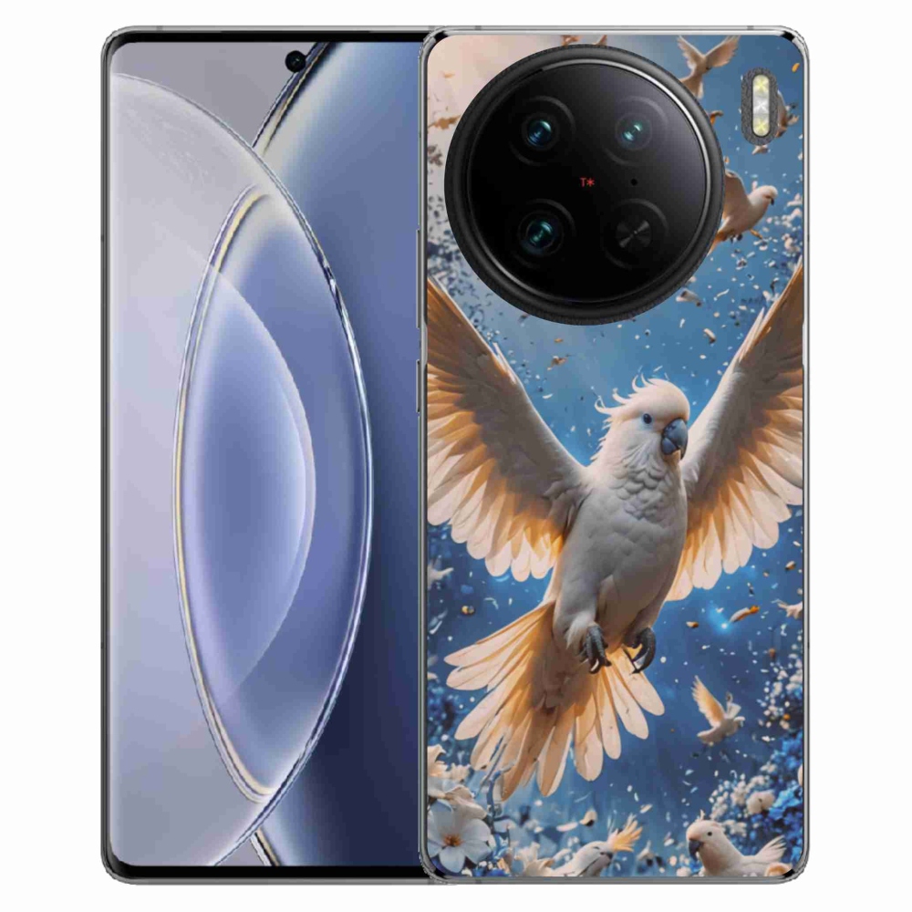 mmCase gélhuzat a Vivo X90 Pro-hoz – kakadu papagáj