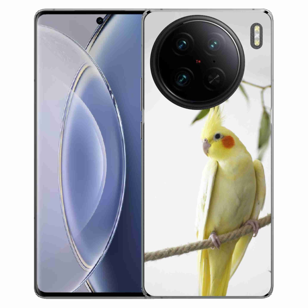 mmCase gélhuzat a Vivo X90 Pro-hoz – tollas papagáj