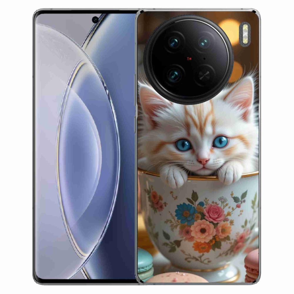 mmCase gél tok a Vivo X90 Pro-hoz – aranyos cica 6
