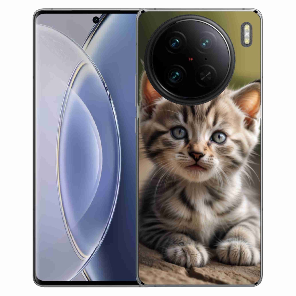 mmCase gél tok a Vivo X90 Pro-hoz – aranyos cica 9