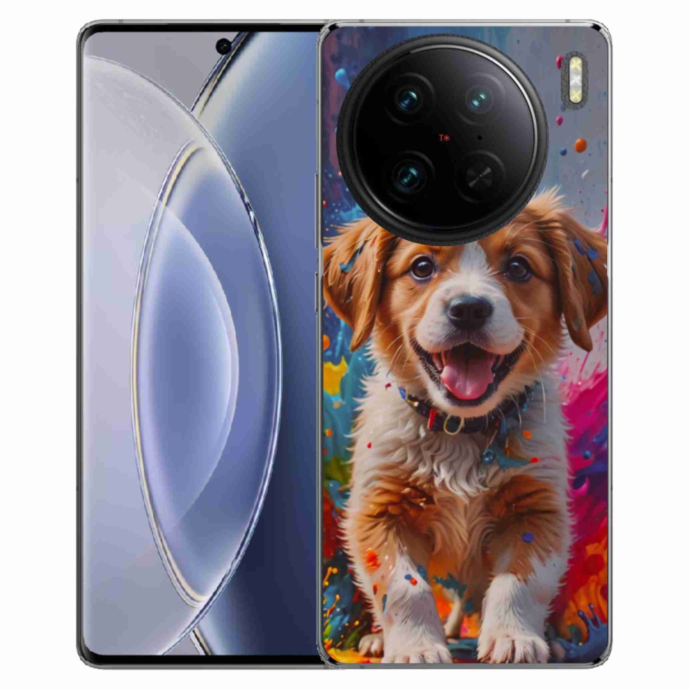 mmCase gél tok a Vivo X90 Pro-hoz – aranyos kiskutya 3