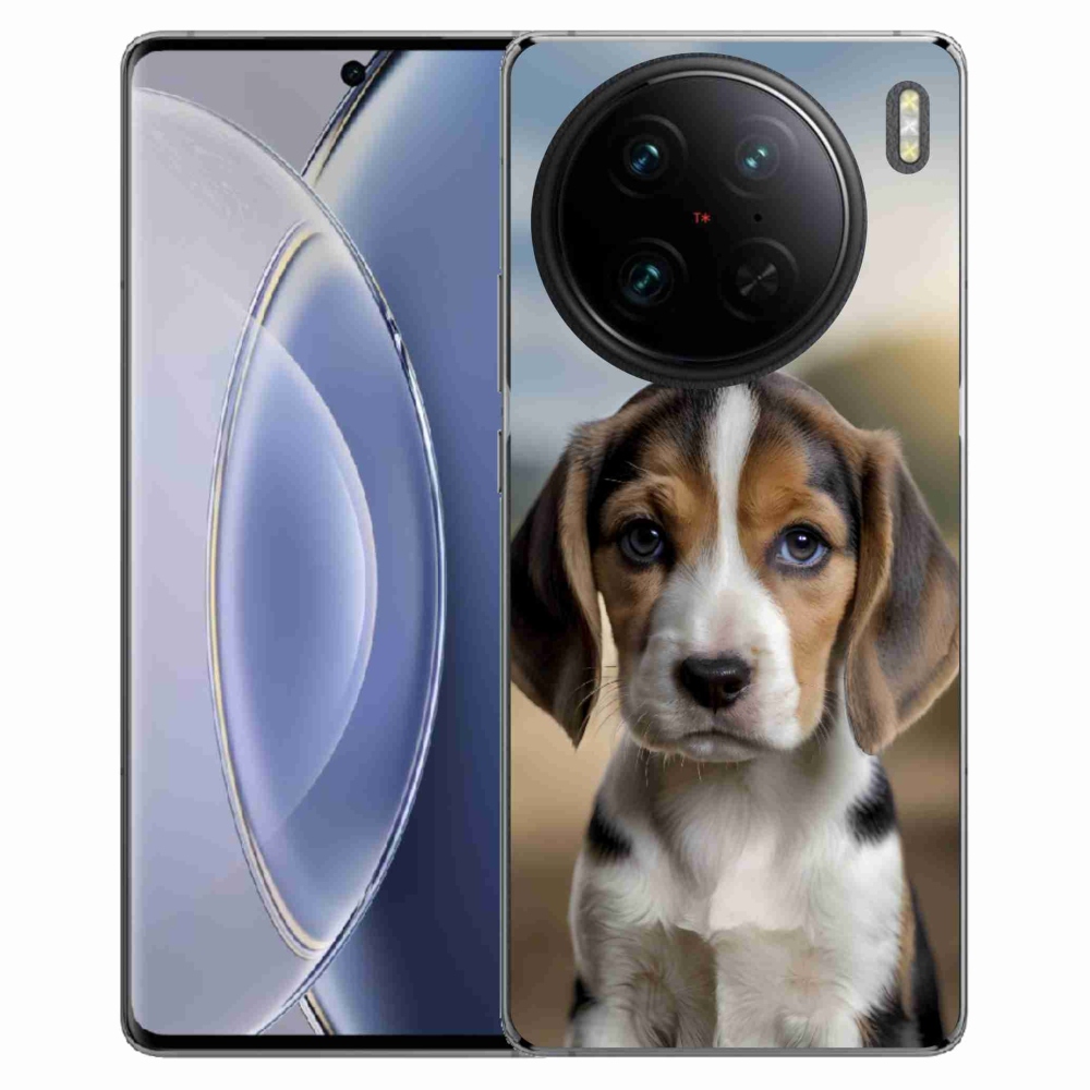 mmCase gél tok a Vivo X90 Pro-hoz – aranyos beagle