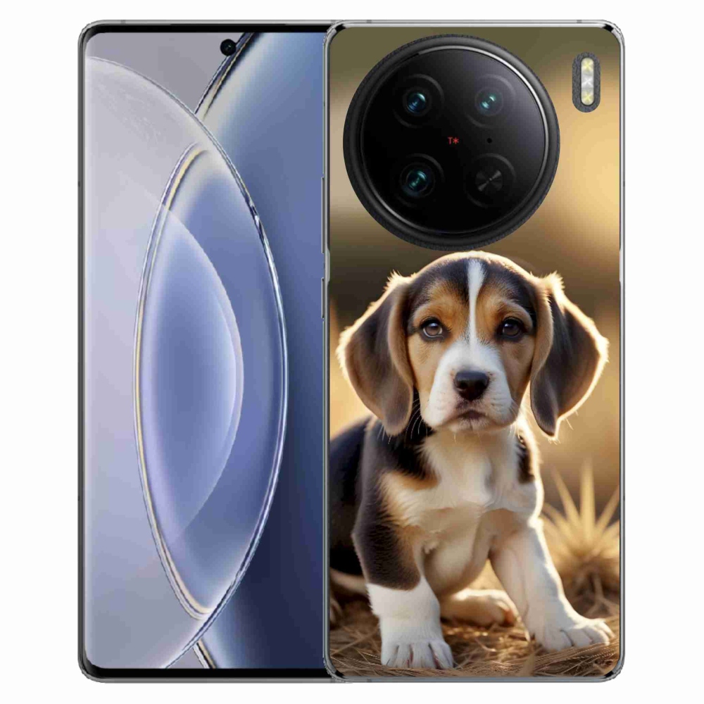 mmCase gél tok a Vivo X90 Pro-hoz – aranyos beagle