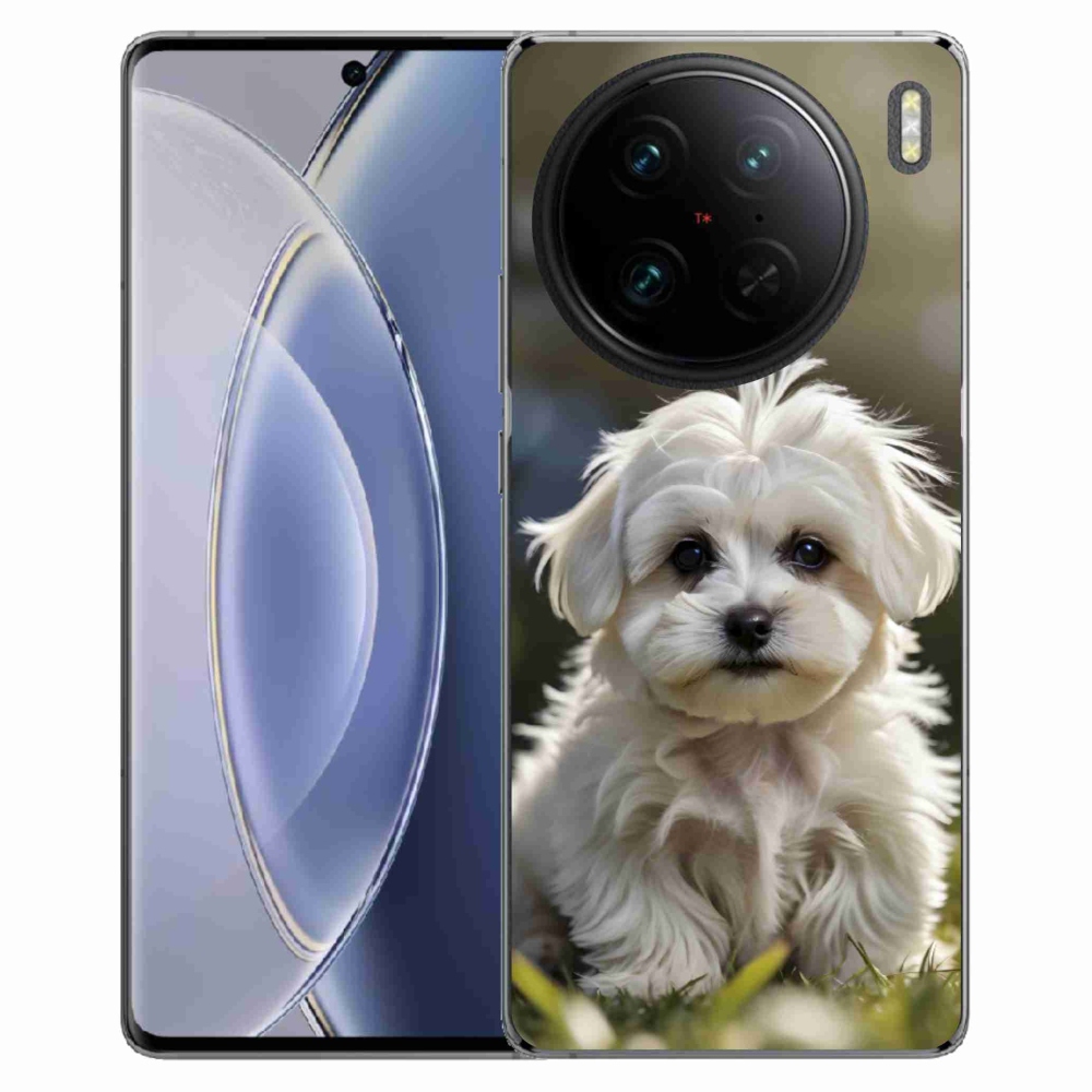 mmCase gél tok a Vivo X90 Pro-hoz – aranyos máltai kutyus