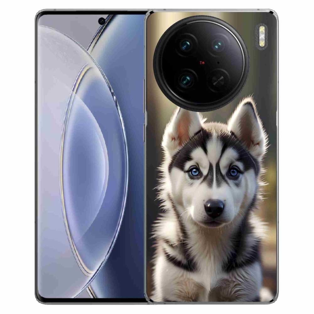 mmCase gél tok a Vivo X90 Pro-hoz – aranyos szibériai husky