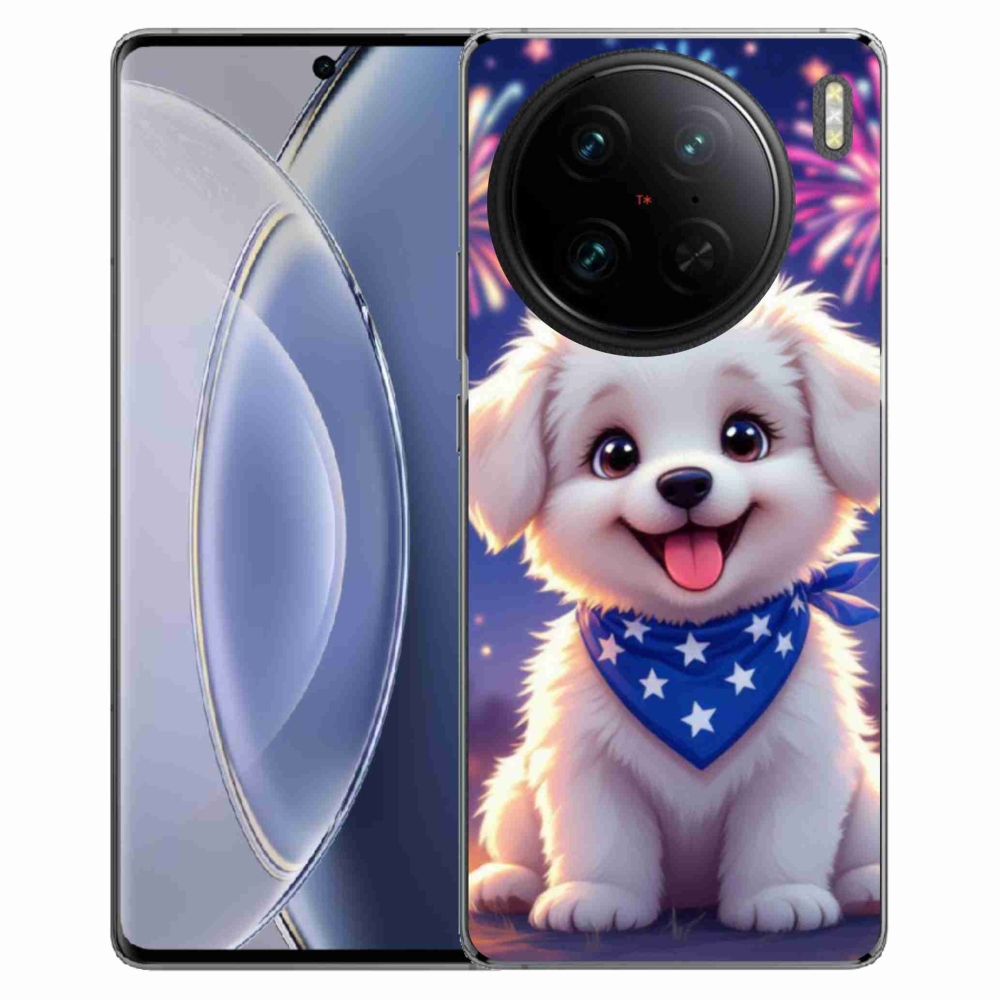 mmCase gél tok a Vivo X90 Pro-hoz – ünnepi kiskutya