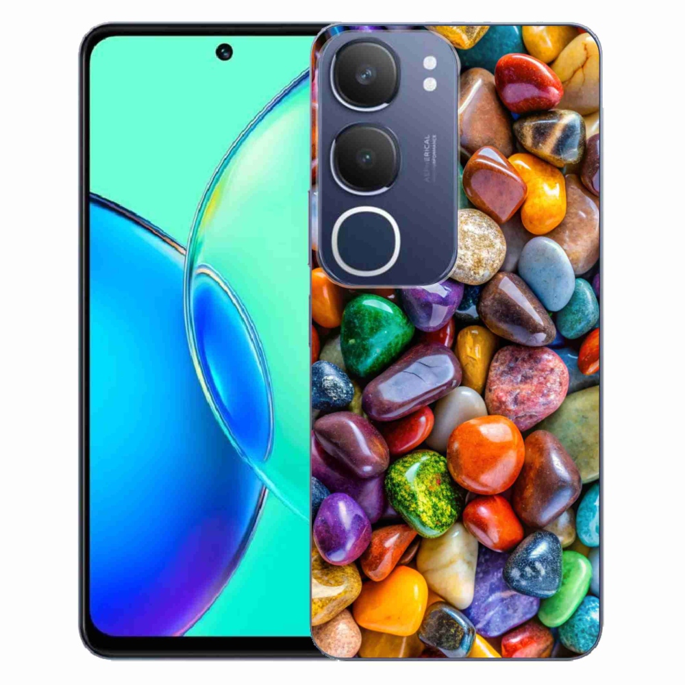 mmCase gél tok a Vivo Y19S-hez – színes strasszokkal
