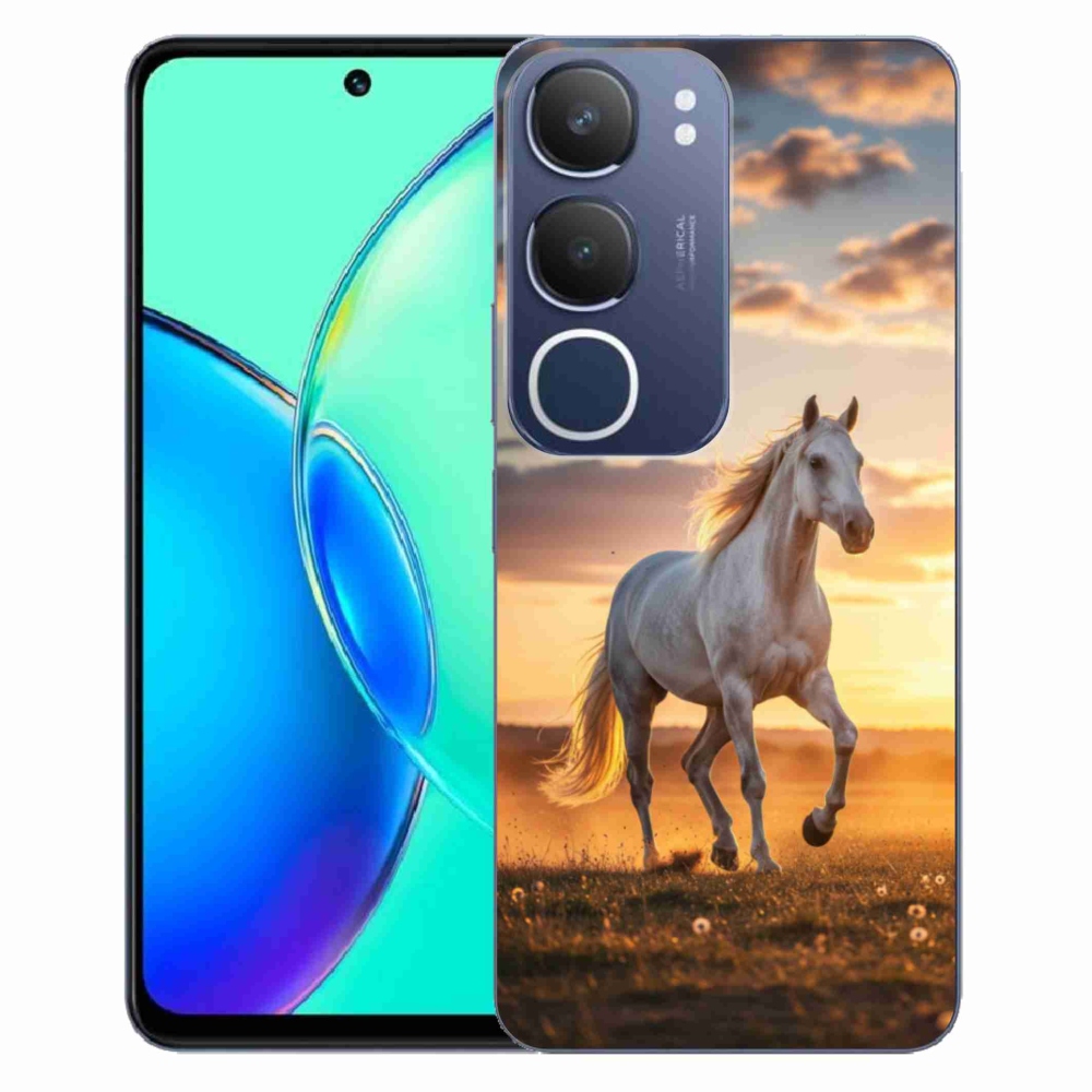 mmCase géltok a Vivo Y19S-hez – futó fehér ló 2