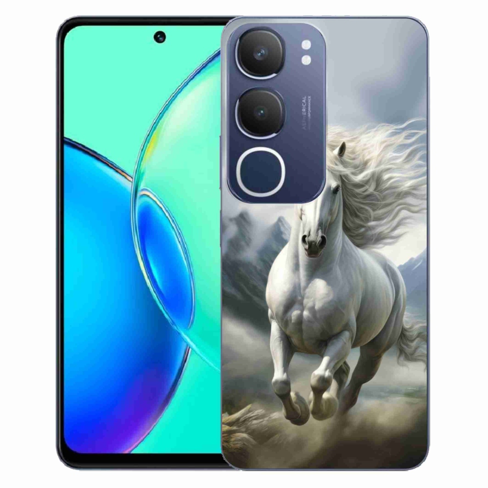 mmCase gél tok a Vivo Y19S-hez – futó fehér ló 3
