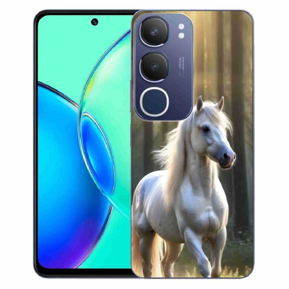 mmCase géltok a Vivo Y19S-hez – fehér ló 3