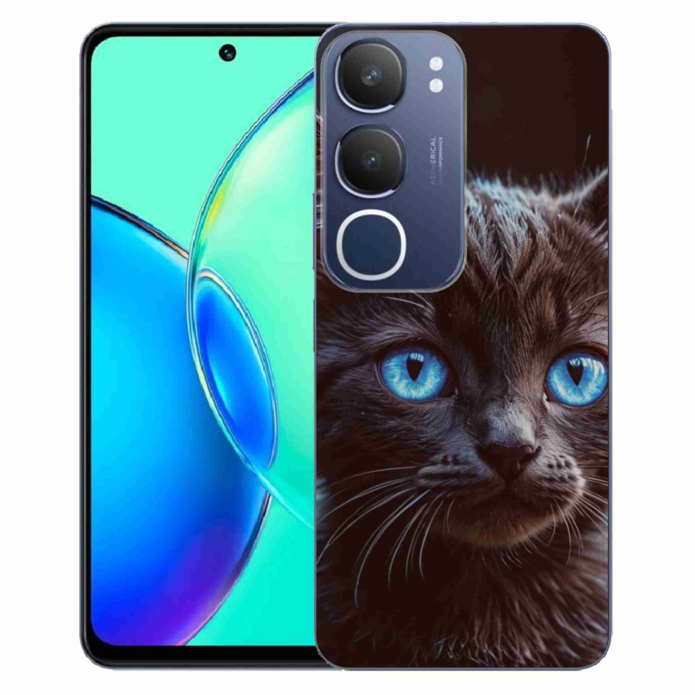 mmCase géltok a Vivo Y19S-hez – fekete cica 2