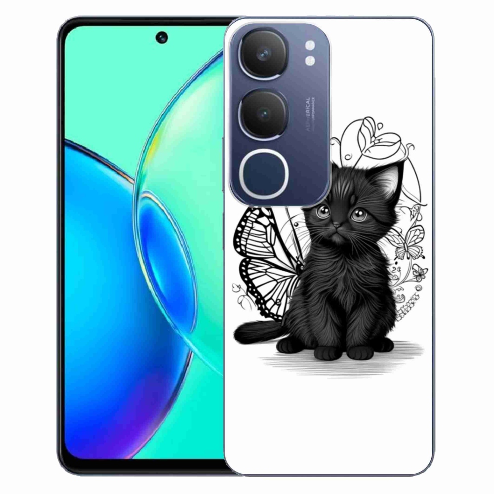 mmCase géltok a Vivo Y19S-hez – fekete cica