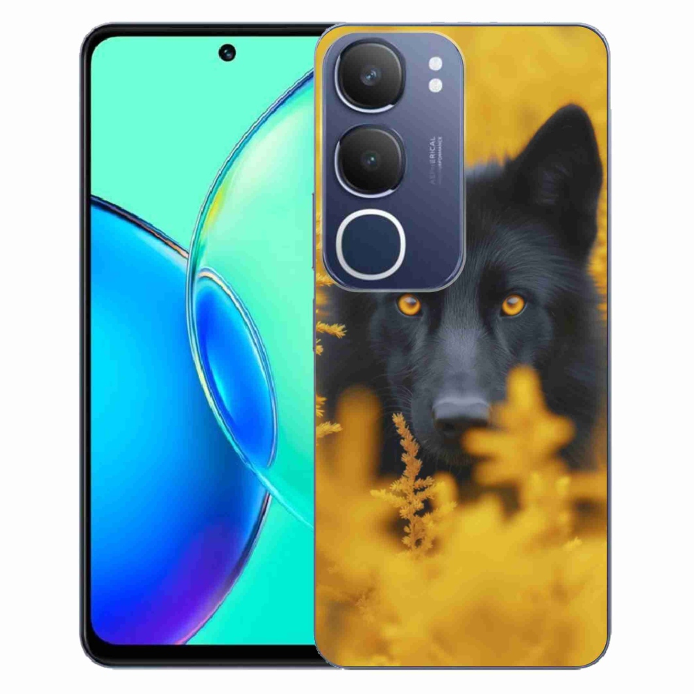 mmCase géltok a Vivo Y19S-hez – fekete farkas 2