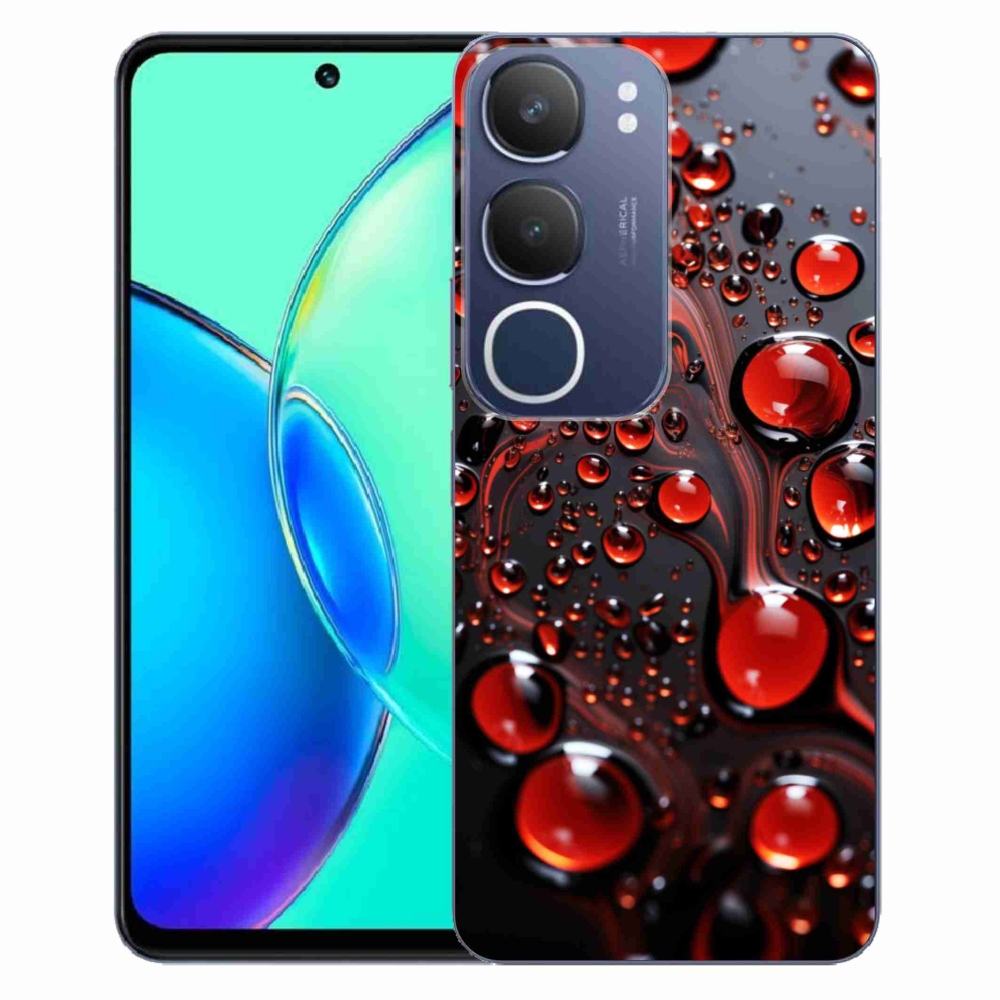 mmCase géltok a Vivo Y19S-hez – piros cseppek 2