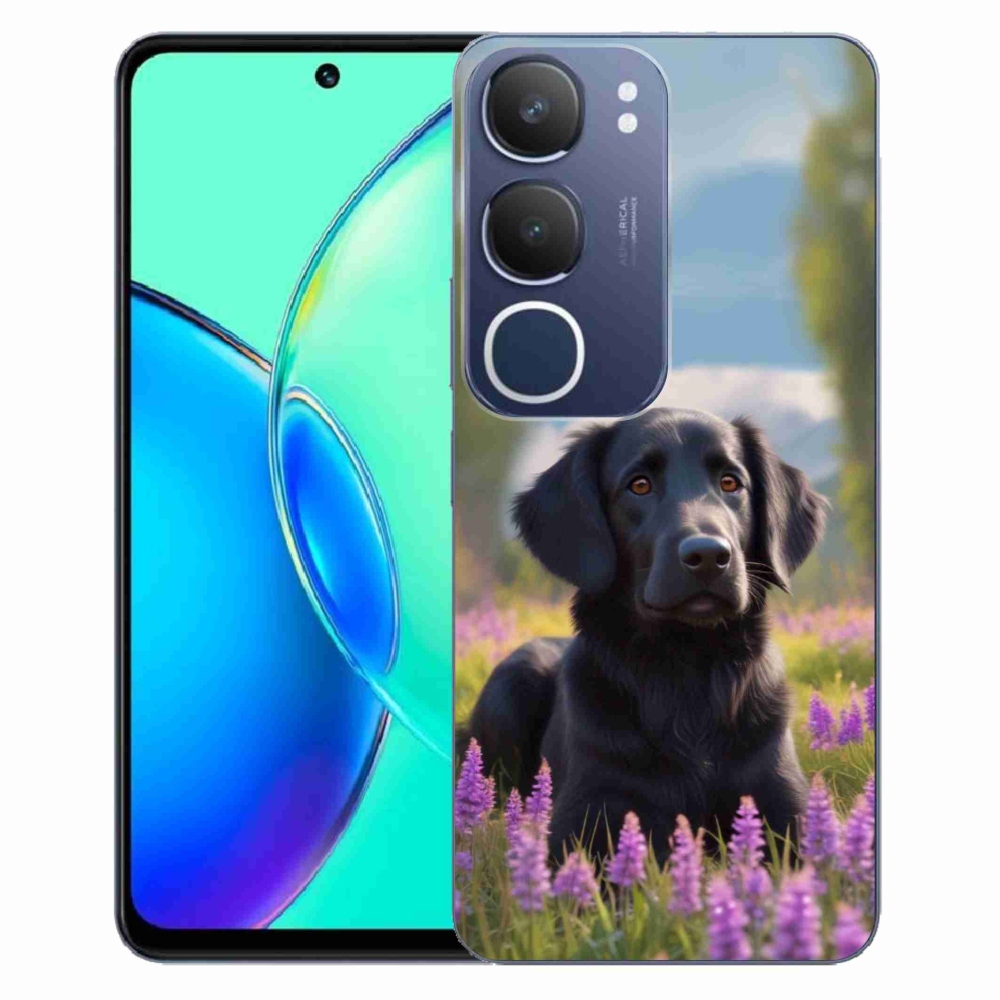 mmCase géltok a Vivo Y19S-hez – elegáns fekete retriever