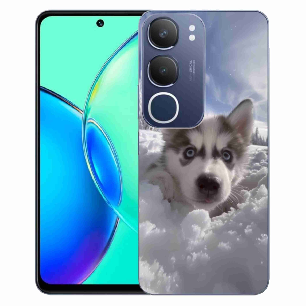 mmCase géltok a Vivo Y19S-hez – husky a hóban