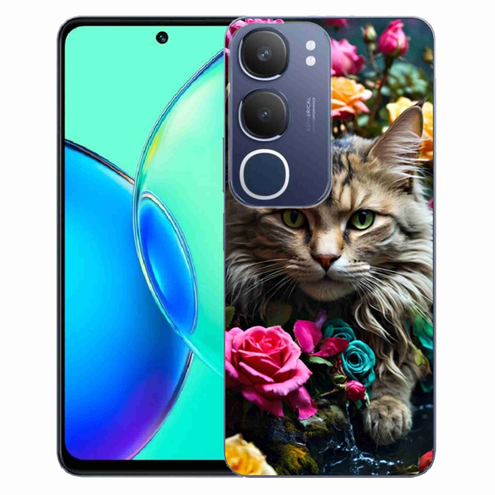 mmCase géltok a Vivo Y19S-hez – macskás mintázat 2