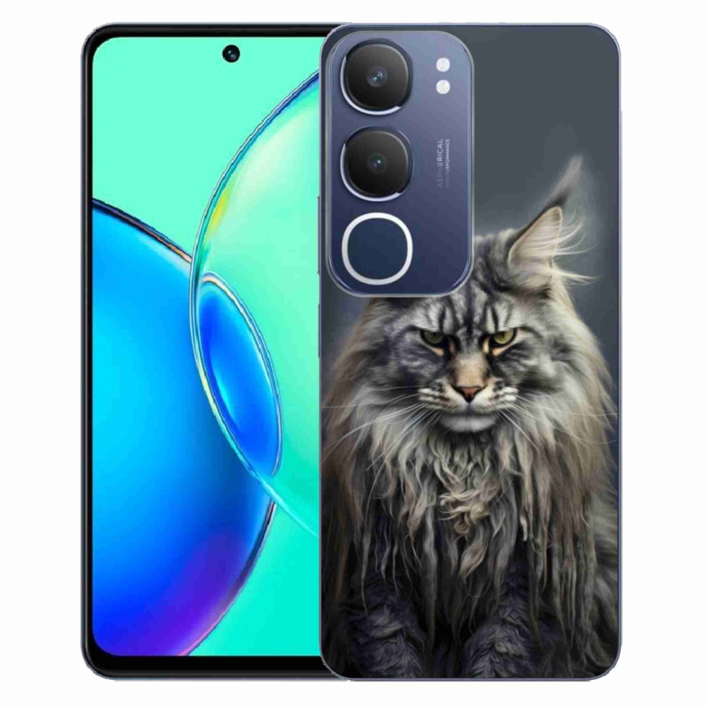 mmCase gélhuzat a Vivo Y19S-hez – macskás mintás 4