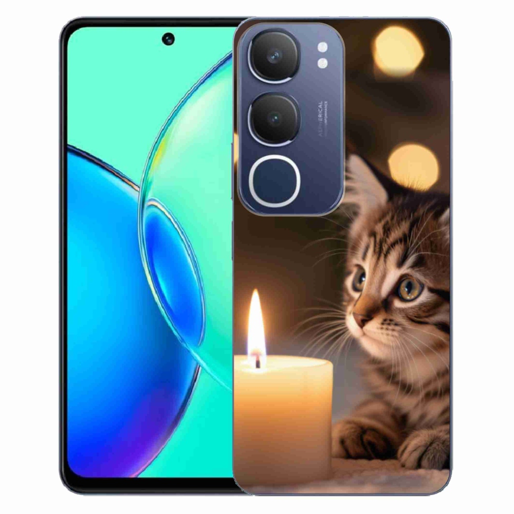 mmCase géltok a Vivo Y19S-hez – cica és gyertya