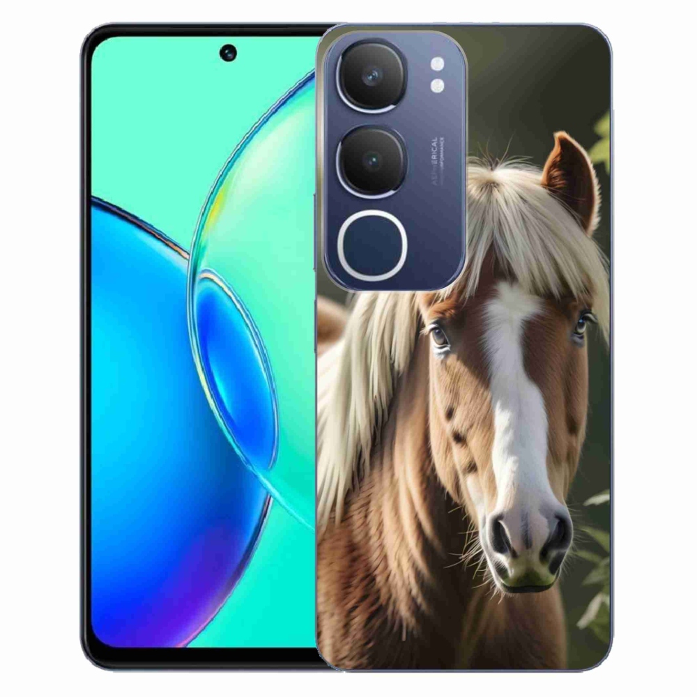 mmCase gél tok a Vivo Y19S-hez – világos sörényű ló