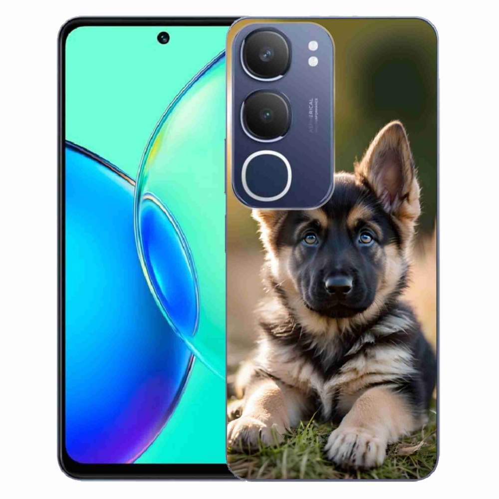 mmCase géltok a Vivo Y19S-hez – német juhászkutya a természetben