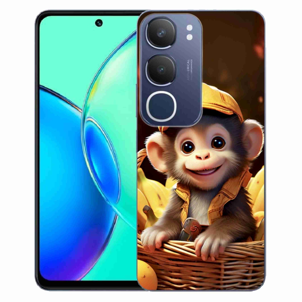mmCase gél tok a Vivo Y19S-hez – majom a kosárban