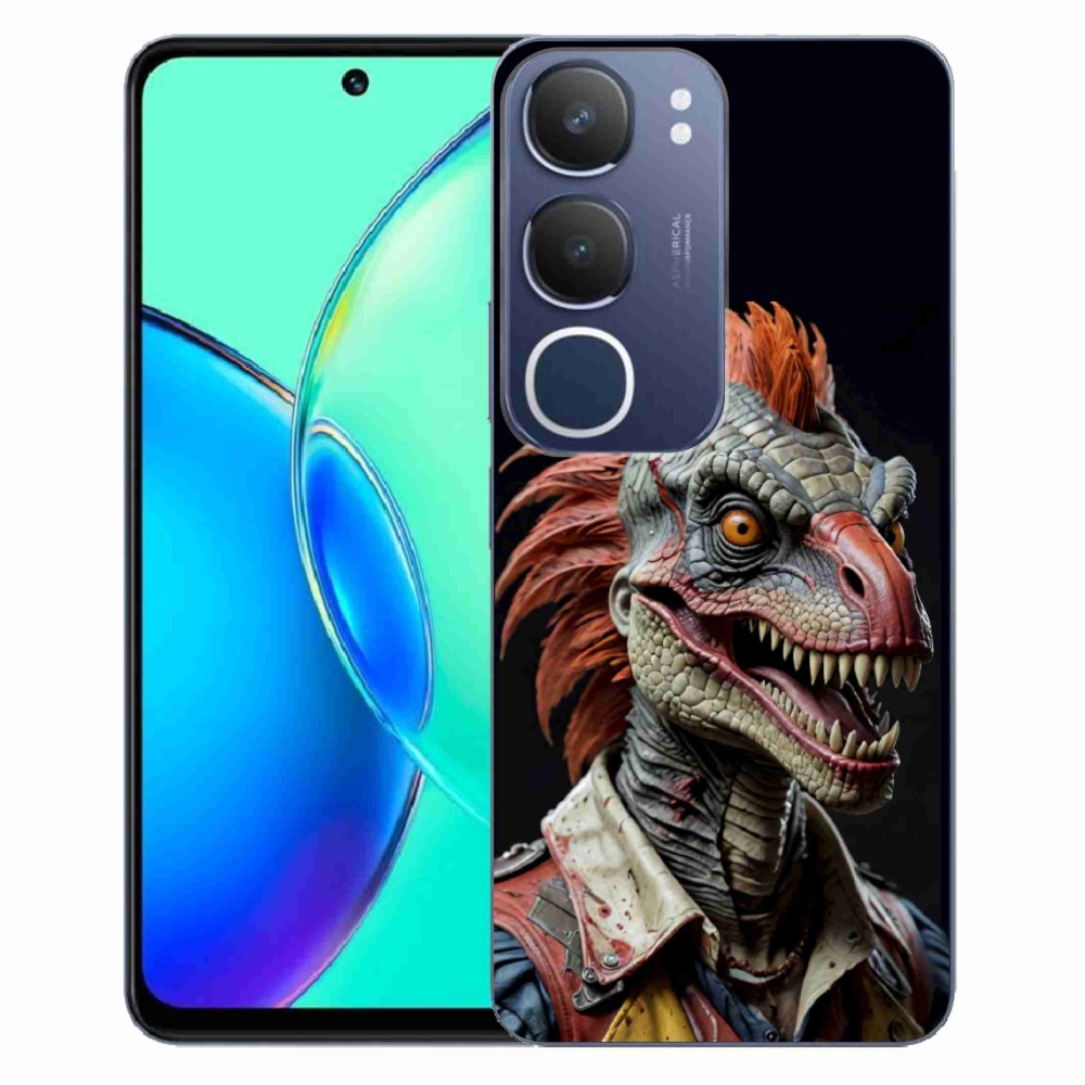 mmCase gélhuzat a Vivo Y19S-hez – punk dinoszaurusz