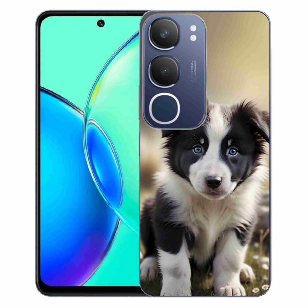 mmCase gél tok a Vivo Y19S-hez – aranyos border collie