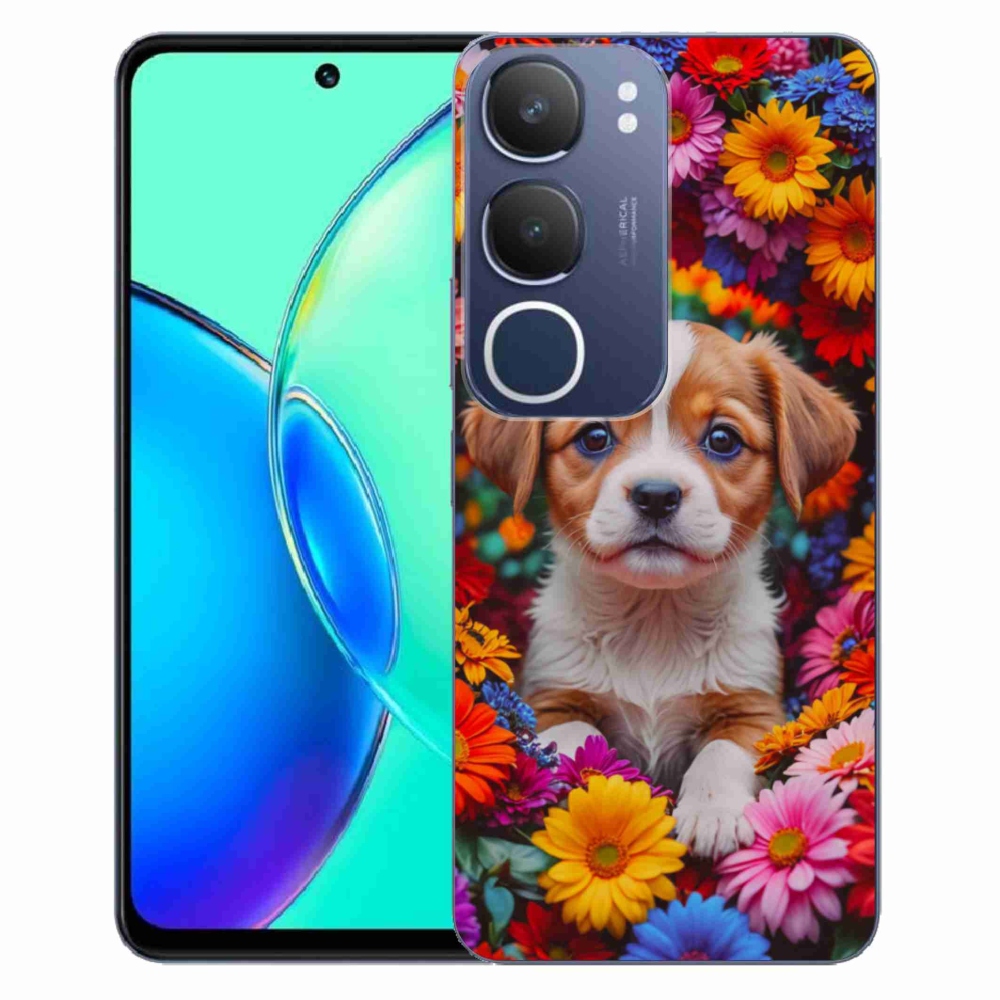 mmCase gél tok a Vivo Y19S-hez – aranyos kiskutya