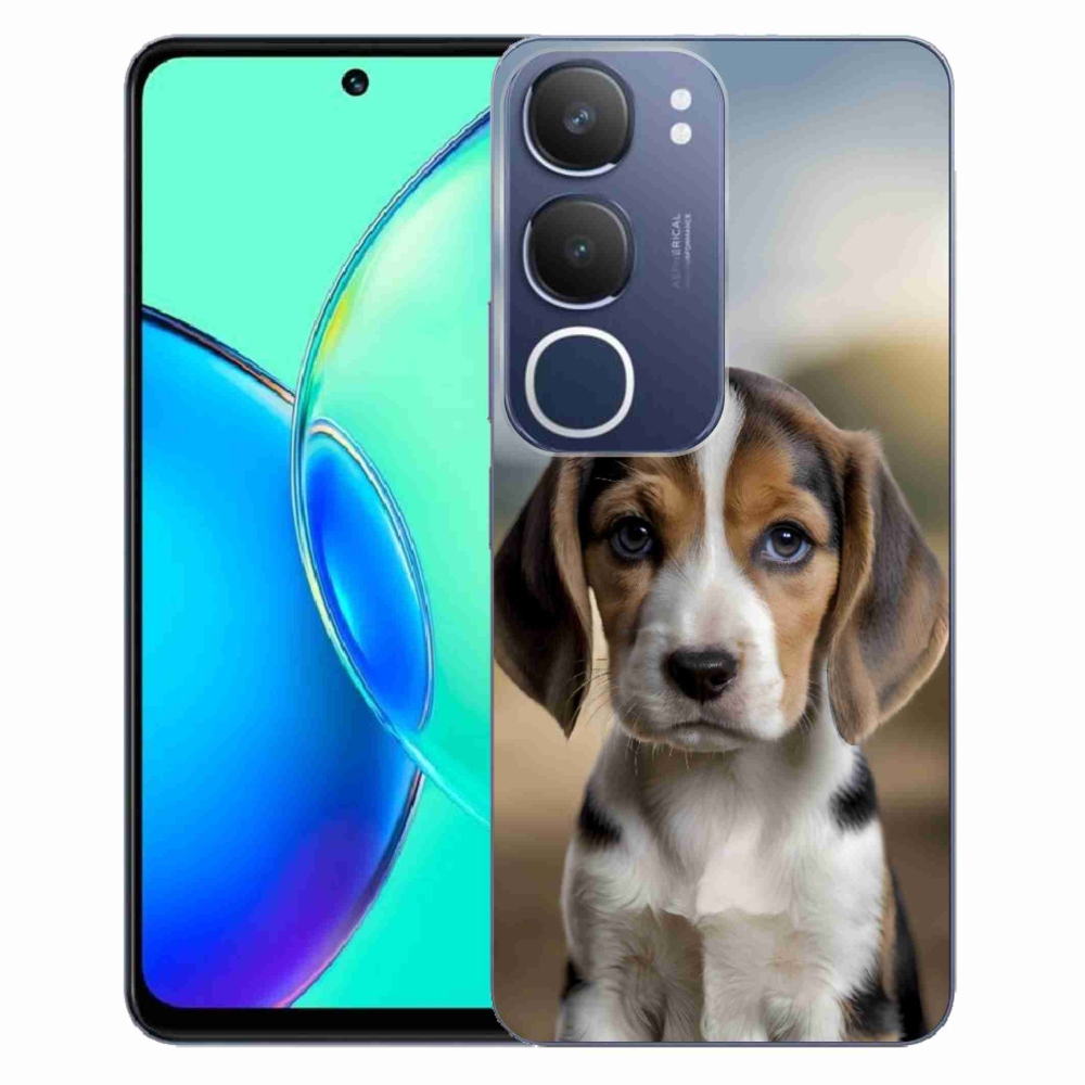 mmCase gél tok a Vivo Y19S-hez – aranyos beagle