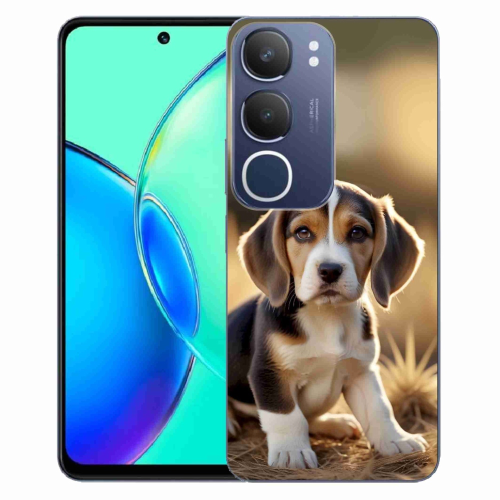 mmCase gél tok a Vivo Y19S-hez – aranyos beagle
